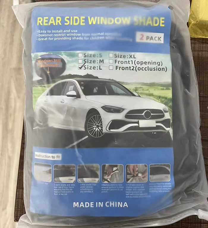 2-Pack Stretchable Car Window Sunshades