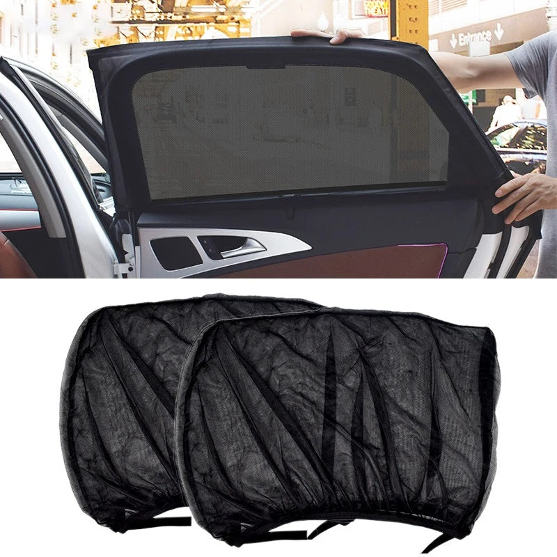 2-Pack Stretchable Car Window Sunshades