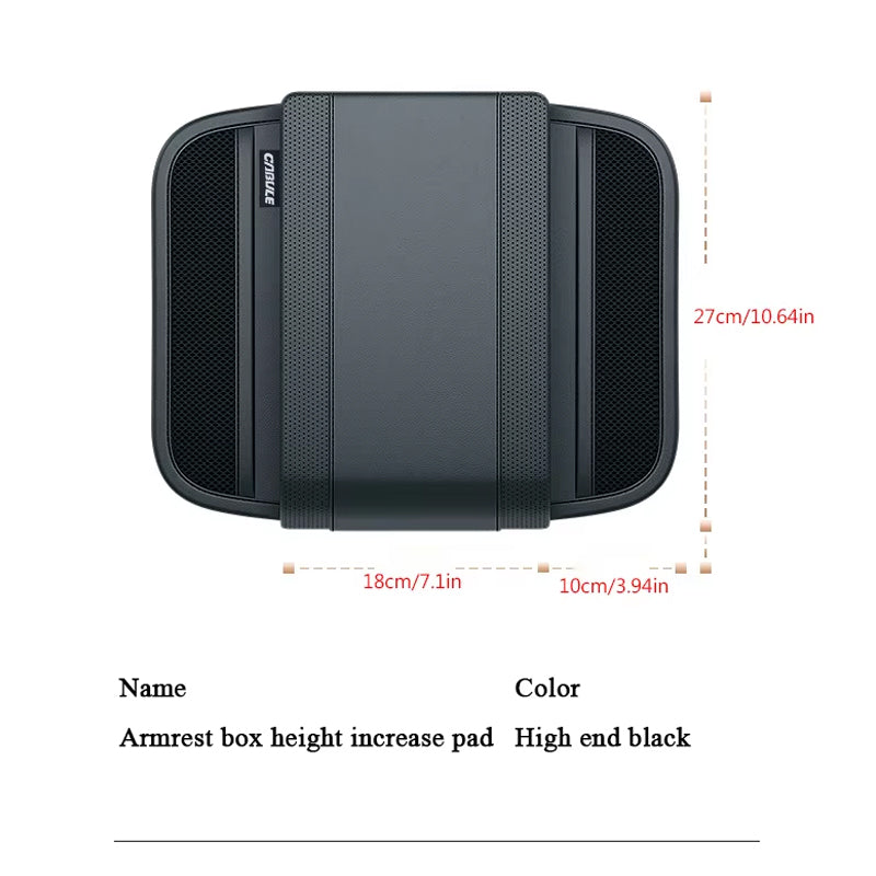 CHEGES Universal Leather Car Armrest Storage & Ashtray