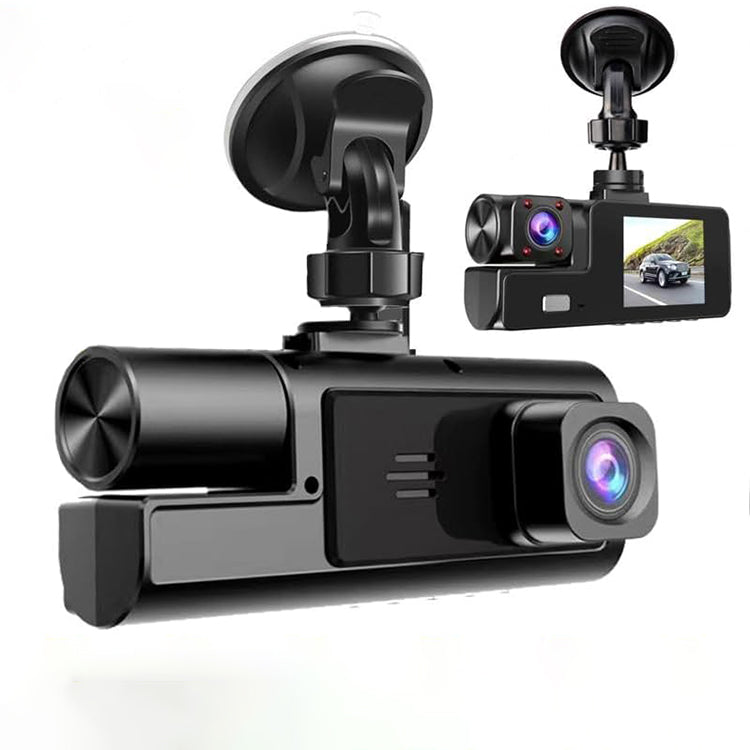 Wide-Angle Car Dashcam for Day & Night Recording